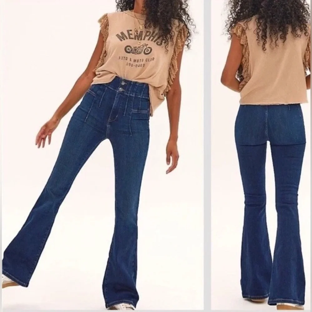 We The Free High Rise Jayde Denim Jeans - Picture 2 of 6